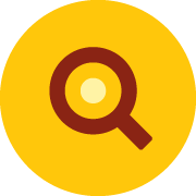 Magnifying glass icon.
