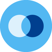 Venn diagram icon.